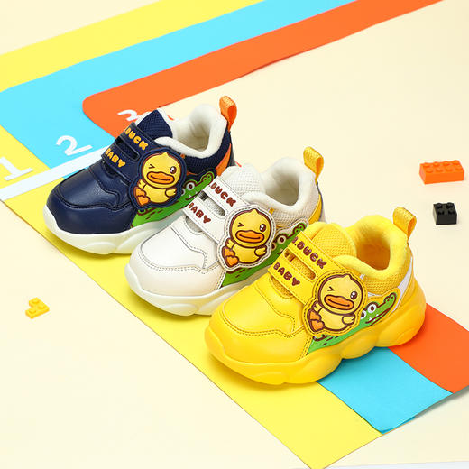 B.DUCK小黄鸭童鞋冬季运动鞋小白鞋20-30 BY5182952B 商品图0