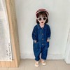 i男童女童爬服春秋love牛仔连体衣中小儿童笑脸休闲连体裤mummy 商品缩略图1