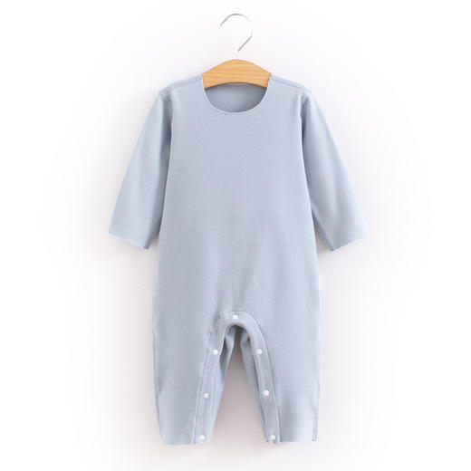 2021冬款儿童内衣保暖聚热背心无痕德绒爬服长袖连体 商品图1