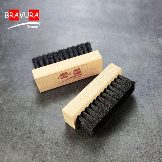 电剪刀头清洁刷 宠物美容高端天然猪鬃毛 意大利BRAVURAGROOM 商品图5