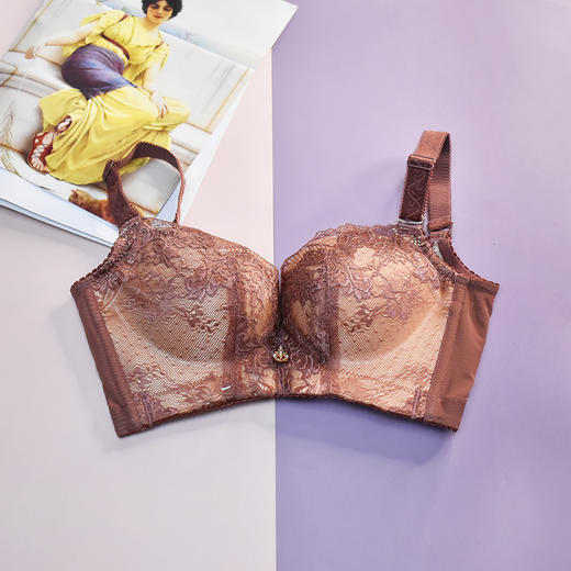 皇家丽美小胸显大中厚杯调整型内衣女聚拢收副乳文胸罩MWW1521-3 商品图7