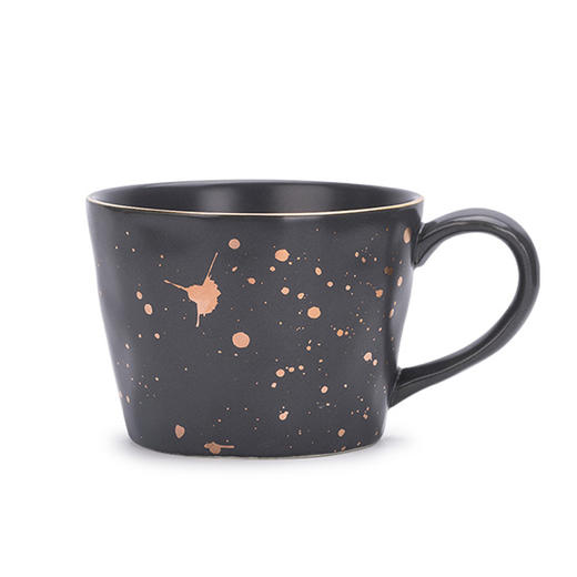 JOYYE卓艺单品自然新语杯TFC0118001咖啡杯陶瓷马克杯泼墨杯子 商品图1