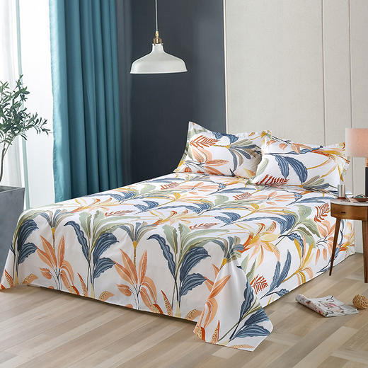 【紫韵家纺】“晨沐花兮”经典四件套（花）形象绿色天地盒 商品图1