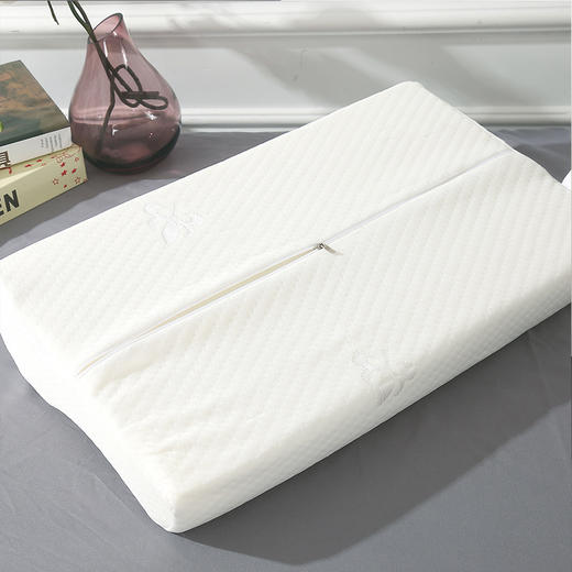 【紫韵家纺】记忆棉护颈枕2019红色枕芯方型盒 商品图4