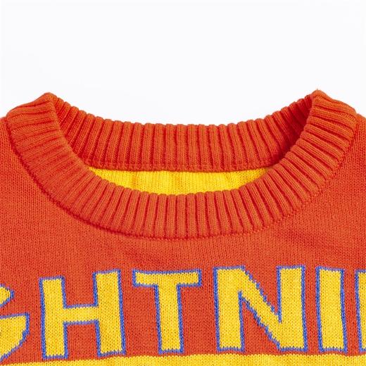 迪士尼麦昆赛车酷炫男童春秋新款宝宝针织保暖套头毛衣 商品图6