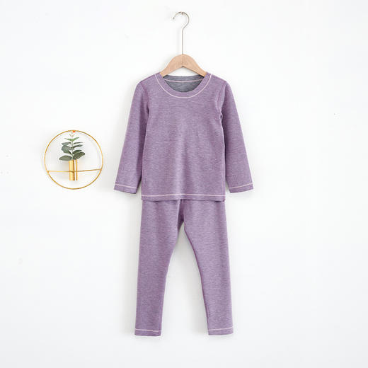 21儿童保暖内衣套装中男女大童亲子聚热无痕羊毛绒秋冬打底服 商品图4