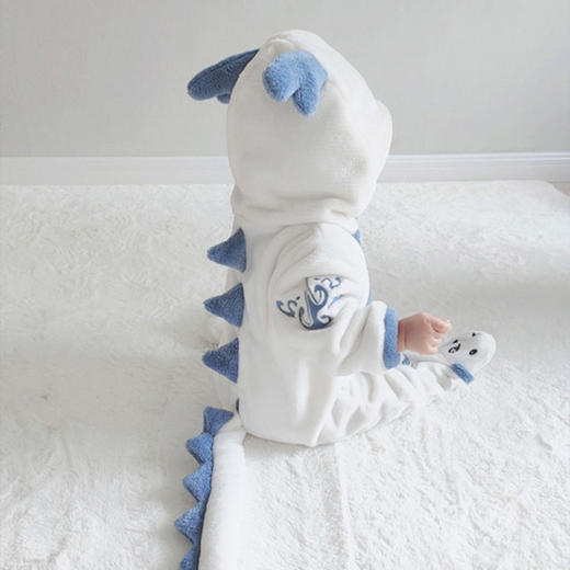 新生婴儿秋装宝宝连体衣动物卡通爬服男一岁女秋款服装秋季哈衣 商品图2