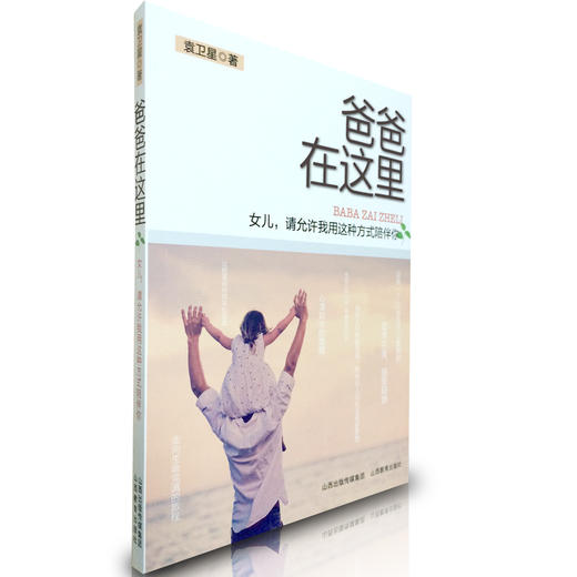 正版包邮 爸爸在这里—女儿请允许我用这种方式陪伴你  家庭教育书籍 成功父亲的育女心得 卓越教师的家教案例 袁卫星主编 商品图2