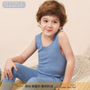 21秋冬儿童德绒保暖内衣无痕蚕丝背心AB双面加绒儿童炫彩背心 商品缩略图1