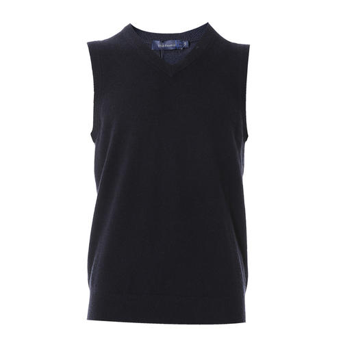 YvesFigarau伊夫·费嘉罗100%山羊绒秋冬舒适保暖毛背心921128 商品图3