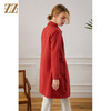 佐尔美秋季新款  气质时尚红色卡其色长风衣外套女E13FC16 商品缩略图4
