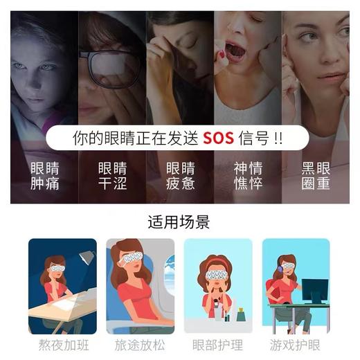 【限时折扣】丽素蒸汽眼罩 3盒装 商品图5