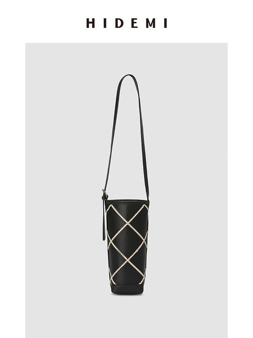 HIDEMI小酌红酒包（设计感水桶包小号）限量黑白编织 商品图6