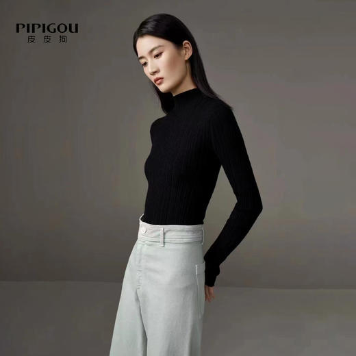 皮皮狗精仿抽条女套衫8605210818 商品图0