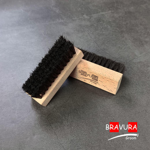 电剪刀头清洁刷 宠物美容高端天然猪鬃毛 意大利BRAVURAGROOM 商品图4