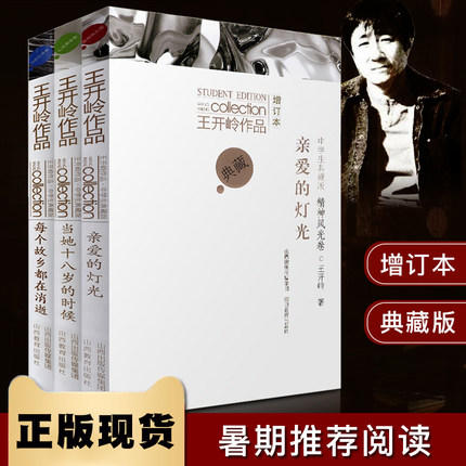 王开岭  增订本典藏版三册  亲爱的灯光当她十八岁的时候每个故乡都在消逝 中学生典藏版课外读物 山西教育出版社出版 商品图3