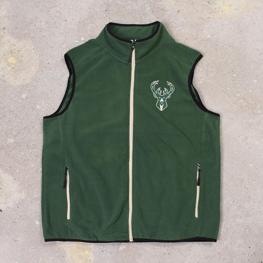 NB@美职篮球 抓绒马甲拉链开衫外套 瑕疵特惠不退换 Z-7802 商品图4