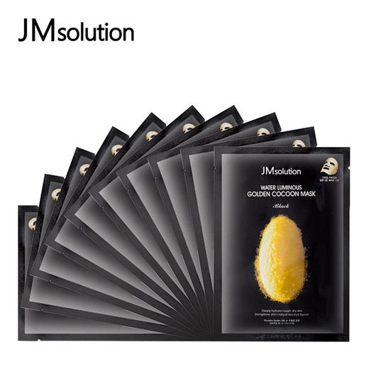JM肌司研 黄金蚕丝面膜 10片/盒 商品图3
