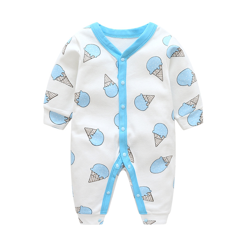 白底蓝色冰琪淋