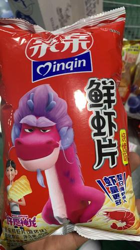 亲亲鲜虾片 烧烤味 40g