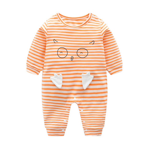 男童婴儿空调服装连体衣春秋季夏装新生儿爬服哈衣宝宝连身衣批发 商品图2