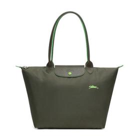 【国内现货】Longchamp/珑骧 女士LEPLIAGECLUB系列大号织物长柄可折叠手提单肩包购物袋饺子包1899619