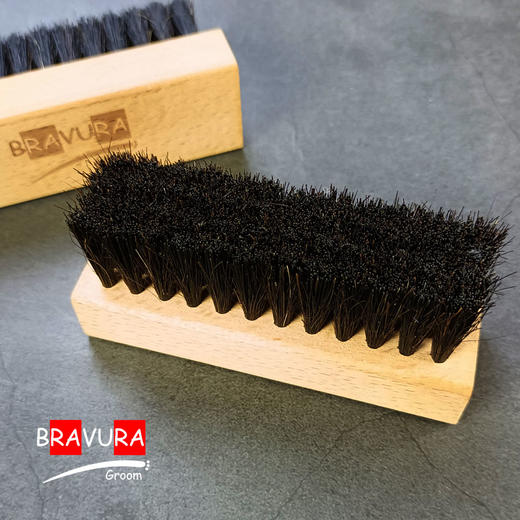 电剪刀头清洁刷 宠物美容高端天然猪鬃毛 意大利BRAVURAGROOM 商品图2