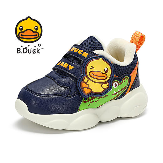 B.DUCK小黄鸭童鞋冬季运动鞋小白鞋20-30 BY5182952B 商品图3