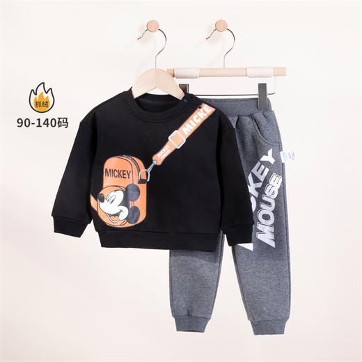 贝贝怡迪士尼联名男童运动套装春秋新款洋气儿童卫衣卫裤两件套213T2354
 商品图6