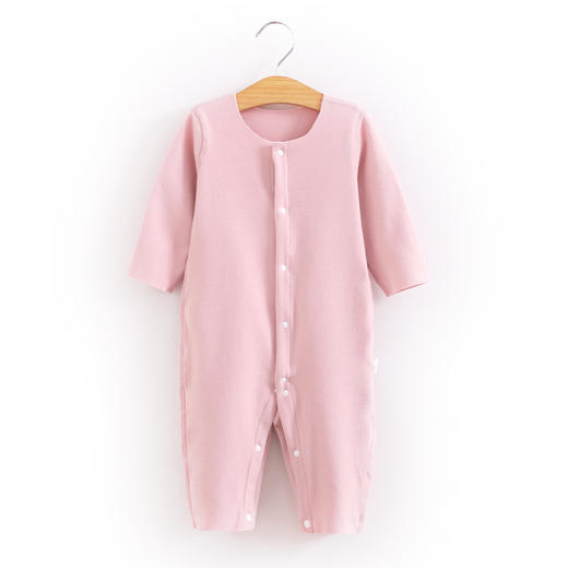 2021冬款儿童内衣保暖聚热背心无痕德绒爬服对开连体 商品图1