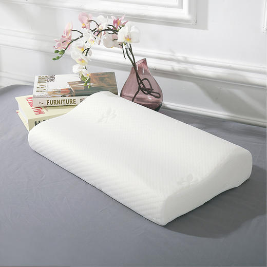 【紫韵家纺】记忆棉护颈枕2019红色枕芯方型盒 商品图8