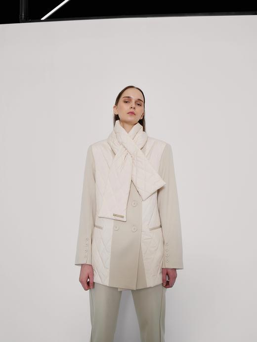 拼接棉服西服 商品图0