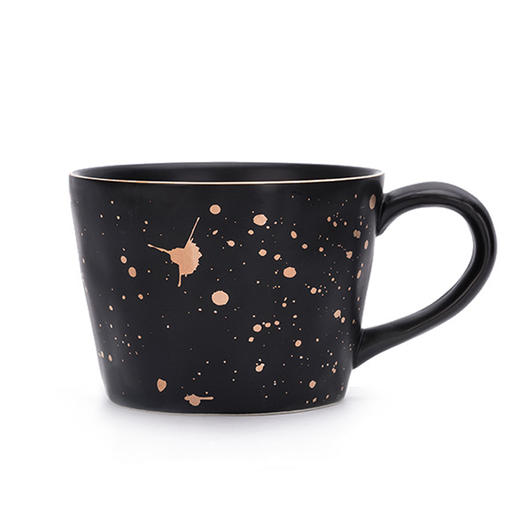 JOYYE卓艺单品自然新语杯TFC0118001咖啡杯陶瓷马克杯泼墨杯子 商品图0