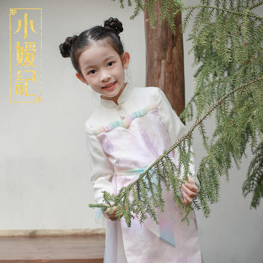 非质量问题不退换哦~小嫒記 原创女童秋装连衣裙汉服新款洋气春古装儿童公主裙子知否襦裙 商品图5