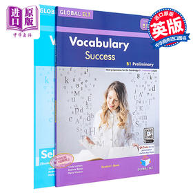 【中商原版】Vocabulary Success B1 Preliminary Self-study Edition 词汇成功B1初步自学套装 含答案 7-12岁