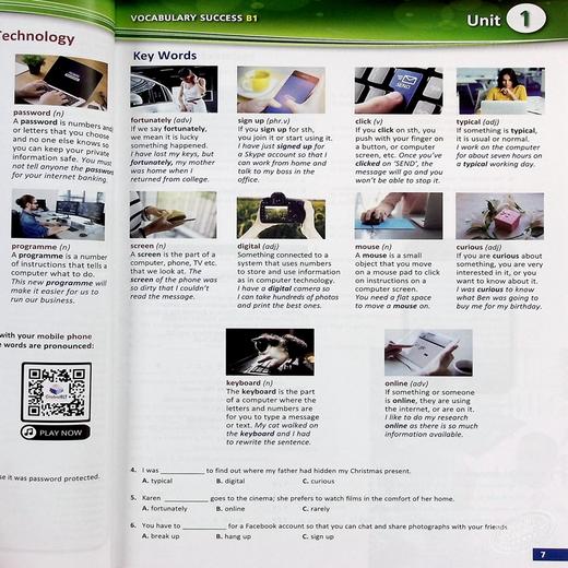 【中商原版】Vocabulary Success B1 Preliminary Self-study Edition 词汇成功B1初步自学套装 含答案 7-12岁 商品图5