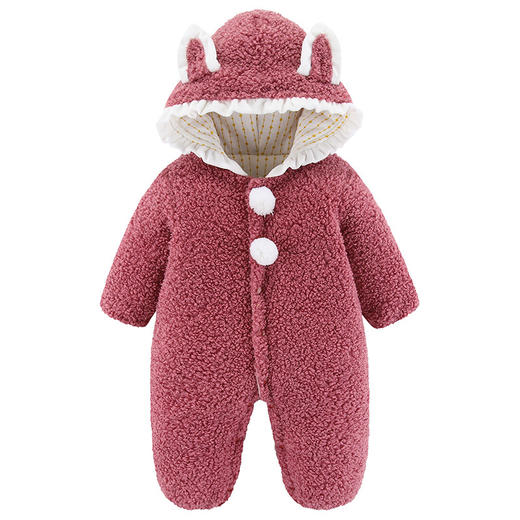 新生婴儿儿衣服秋冬哈衣男孩冬季女宝宝连体衣外出抱衣超洋气爬服 商品图2