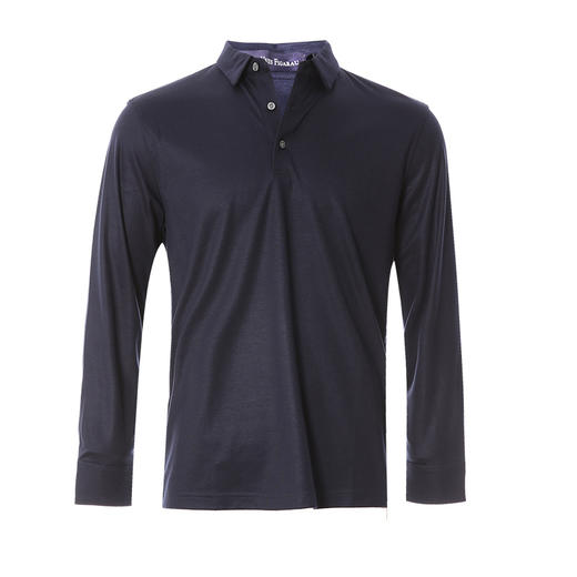 YvesFigarau伊夫·费嘉罗秋冬新款长袖T恤套头男士商务休闲上衣920909 商品图3