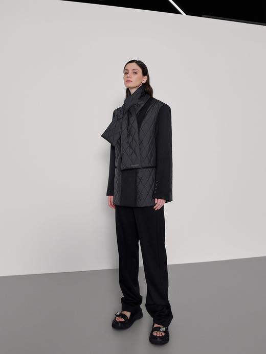 拼接棉服西服 商品图1