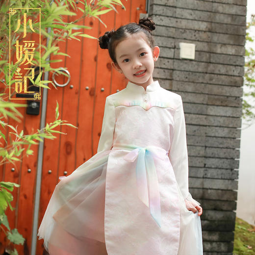 非质量问题不退换哦~小嫒記 原创女童秋装连衣裙汉服新款洋气春古装儿童公主裙子知否襦裙 商品图6