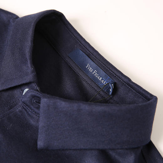 YvesFigarau伊夫·费嘉罗秋冬新款长袖T恤套头男士商务休闲上衣920909 商品图5