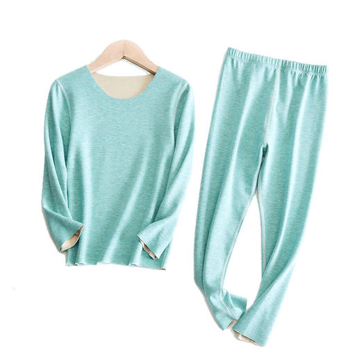 21秋冬新款儿童保暖内衣套装德绒蚕丝发热内衣AB加绒无痕套装 商品图4