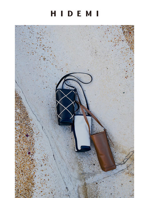 HIDEMI小酌红酒包（设计感水桶包小号）限量黑白编织 商品图8