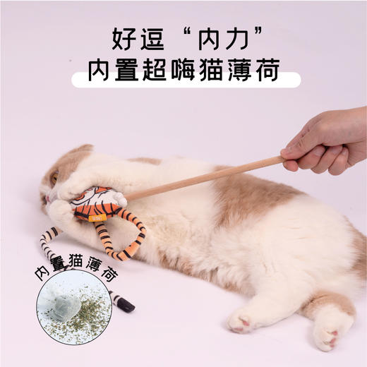 PurLab噗扑实验室逗猫棒我不是胖虎猫薄荷宠物玩具 商品图3