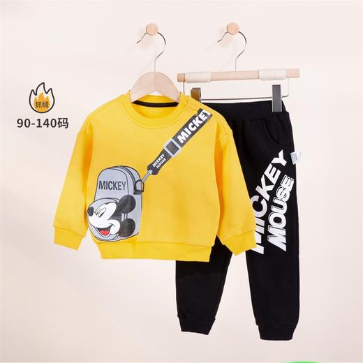 贝贝怡迪士尼联名男童运动套装春秋新款洋气儿童卫衣卫裤两件套213T2354
 商品图8