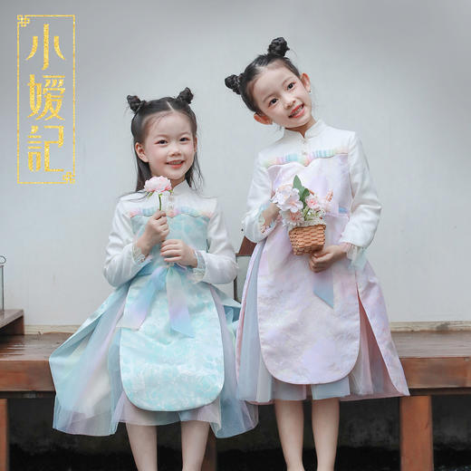 非质量问题不退换哦~小嫒記 原创女童秋装连衣裙汉服新款洋气春古装儿童公主裙子知否襦裙 商品图2