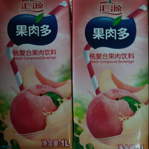 汇源果肉多桃复合果肉饮料1L 商品图0
