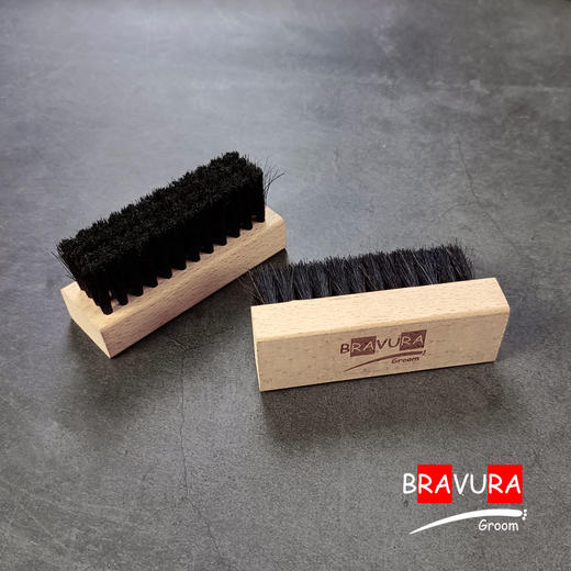 电剪刀头清洁刷 宠物美容高端天然猪鬃毛 意大利BRAVURAGROOM 商品图1