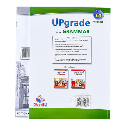 Upgrade your Grammar Level C1 Self-study Edition 提升你的语法水平C1自学套装 Global ELT出版 7-12岁 商品图1