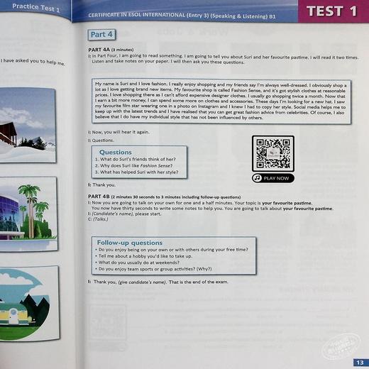 Success at LanguageCert B1 Global ELT出版 成功国际语言认证考试少儿B1 ESOL SELT自学套装 含答案 7-12岁 商品图6